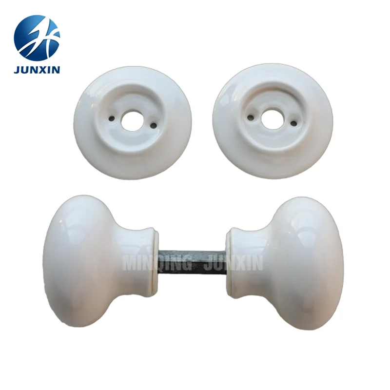 Modern Ceramic Door Mortice Knob Set Porcelain door handle Customized Door Knob