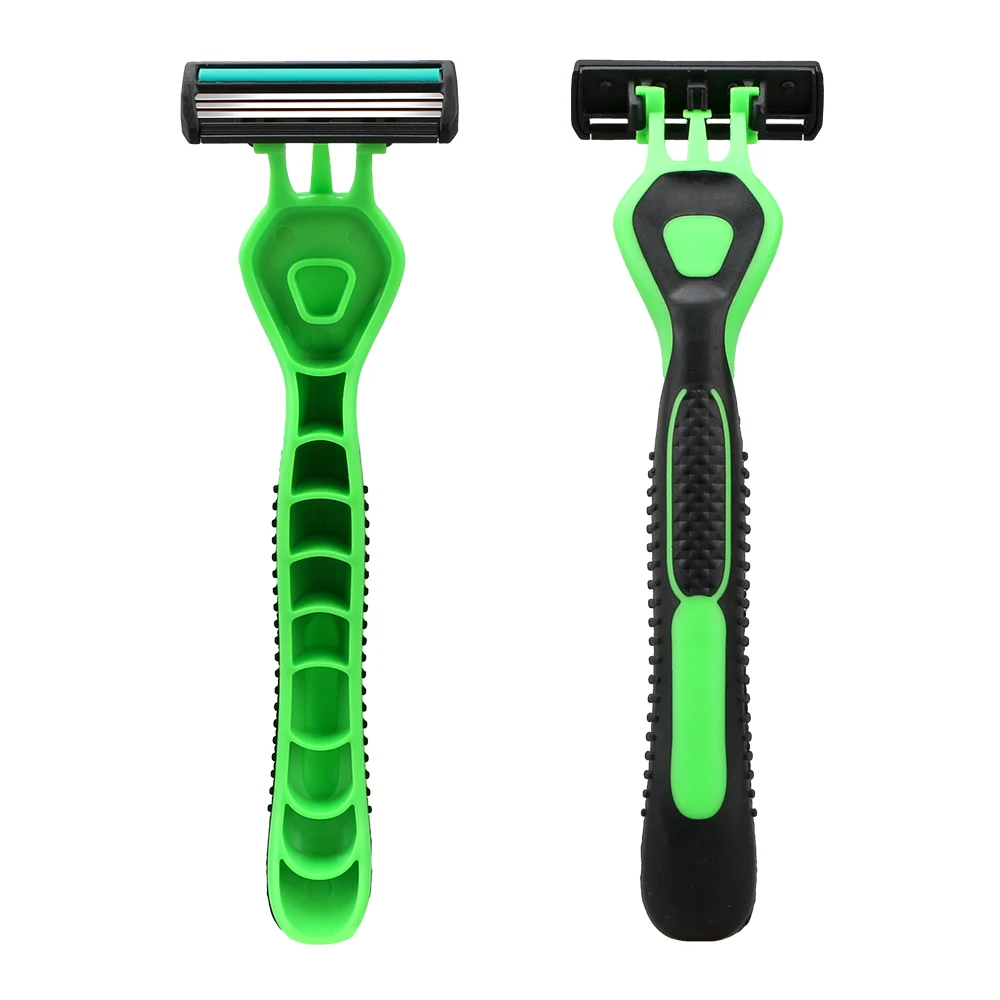 D337L Triple blade razor imported stainless steel shaving disposable razor manufacturer