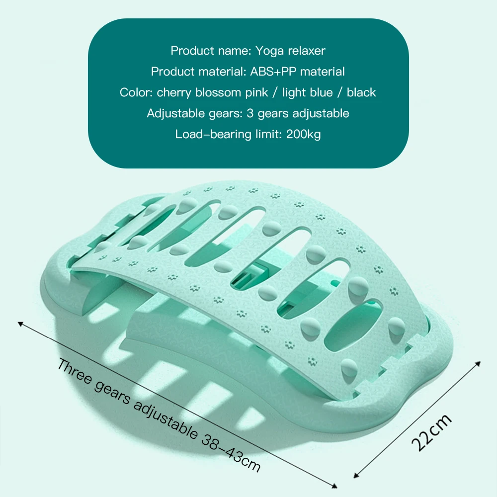 Custom Portable Multi-level Lumbar Support Stretcher Spinal Back Stretching Device Back Massager