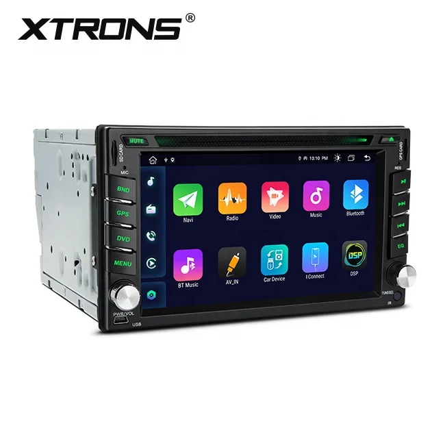 XTRONS 2 din touch screen Android car DVD player for Nissan qashqai patrol navara with Wireless CarPlay
