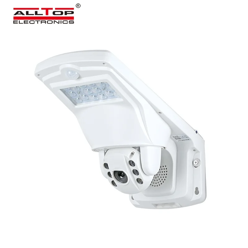 ALLTOP Chinese Factory Price ABS Ip65 Waterproof Wifi Wireless Mini 3w 12w CCTV Camera Outdoor Led Street Light