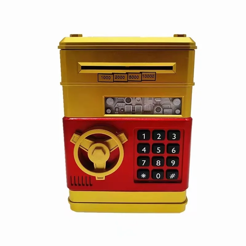 Piggy Bank Electronic Mini ATM For Kids Baby Toy Safe Coin Bank Money Saving Box Password Code Lock Gift For Children Boys Girls