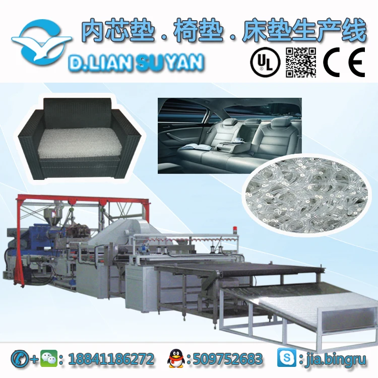 Plastic bed mat machine EVA elastomer mattress production machinery POE mattress production line polymer mattress machine