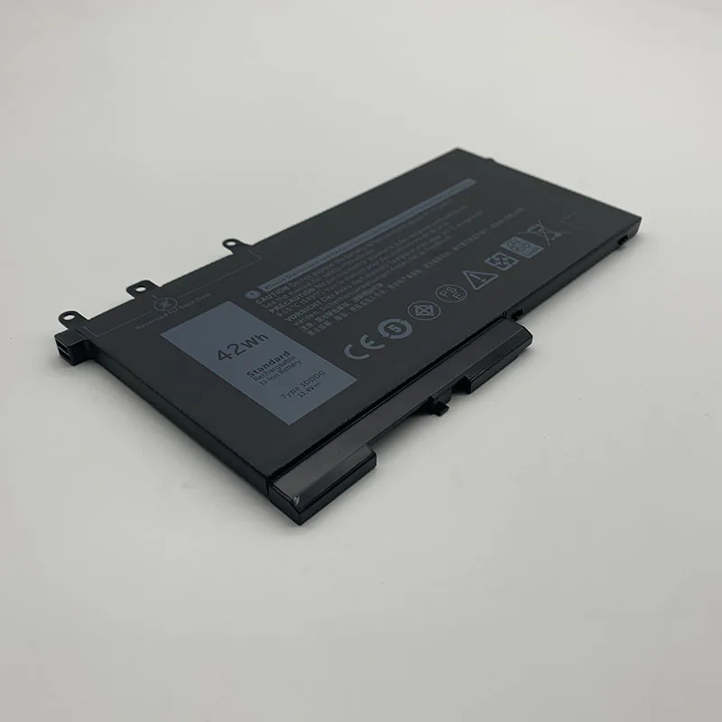 Juyuanxin OEM ODM 11.4V 42WH 3DDDG Laptop battery for Dell Latitude 5280 5480Notebook battery & Li-polymer Battery