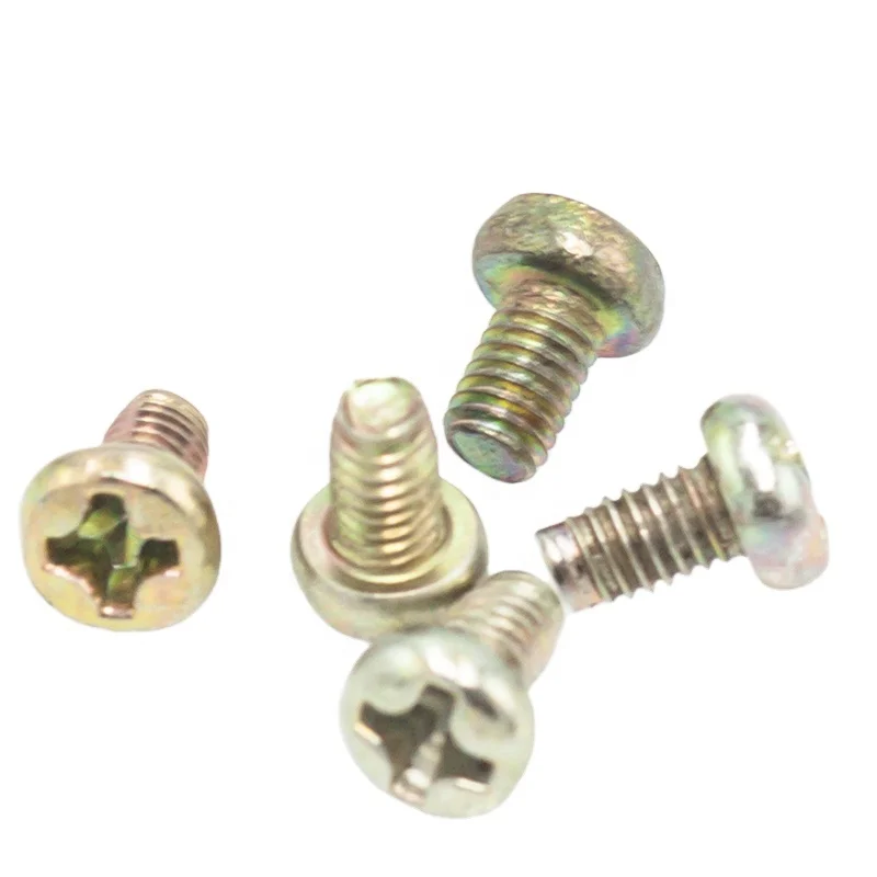 Fastener Supplier Black Stainless Steel Micro Machine Screws for Electronic Appliances