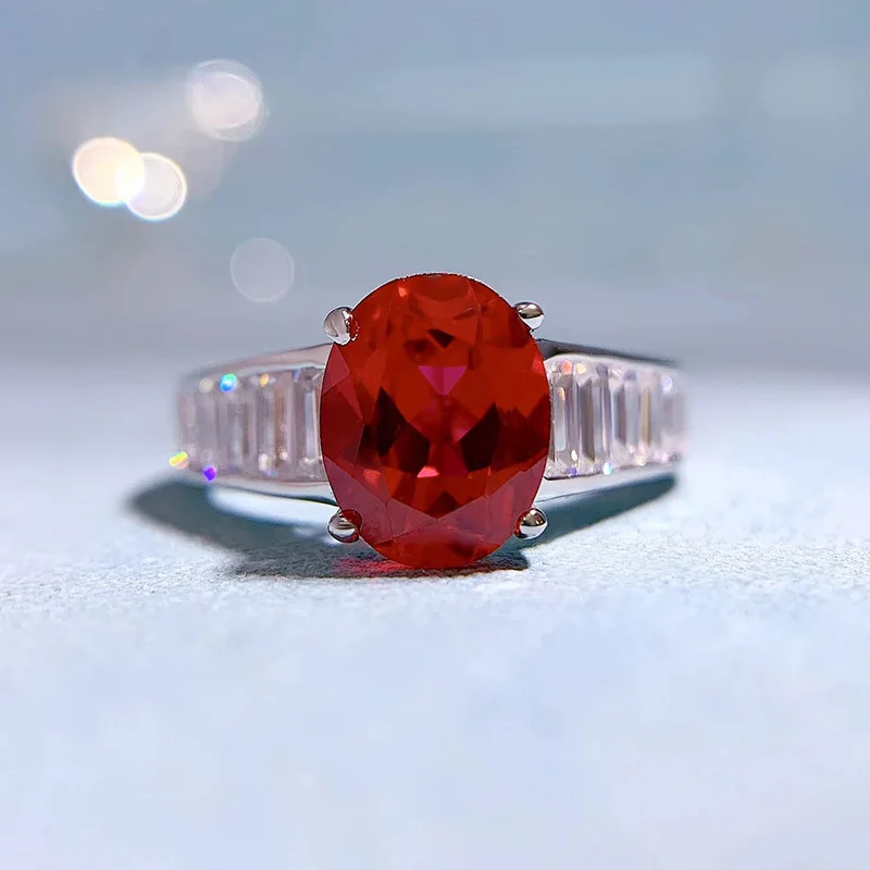 Женские кольца из серебра 925 пробы 7 Х9 мм