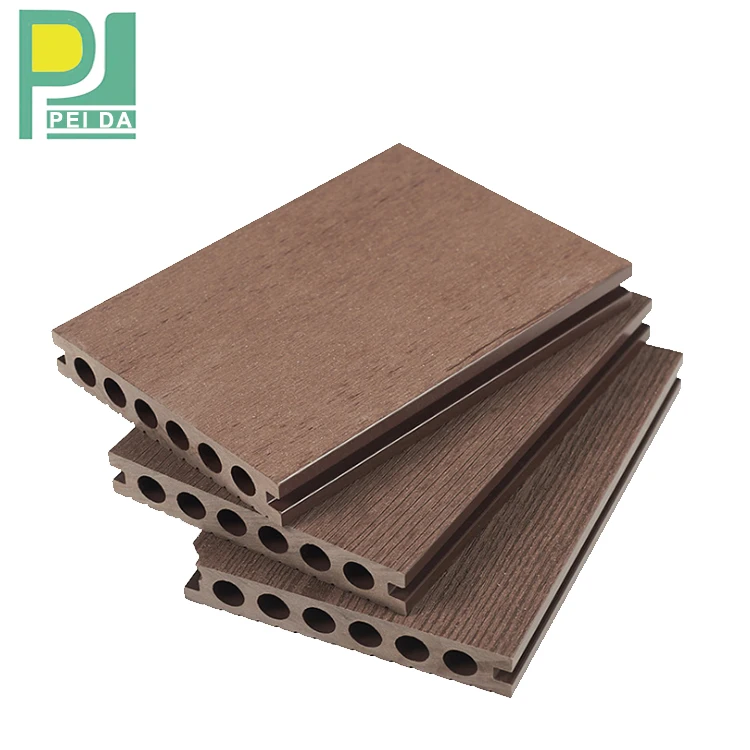 Recycled Plastic Waterproof Wood 3D Wood-Texture Outdoor Wpc Decking For Outdoor