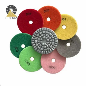 Soft diamond pads best quality diamond polishing pad for marble granite dry and wet polishing