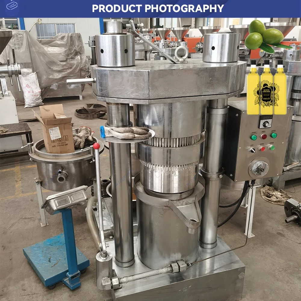 Multi-function Avocaoil Filterbean Extraction Hydraulic Cold Oil Press Machine Manual Cold Oil Pressers Making Machine