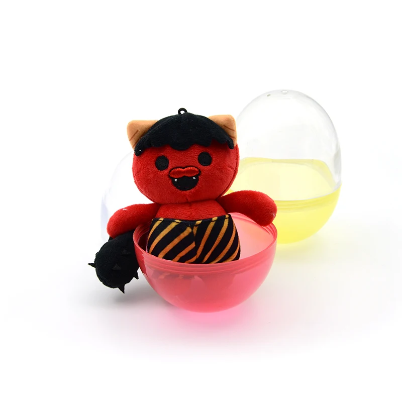 Wholesale gashapon capsule mini 6cm animal stuffed plush toys for capsule-gashapon-vending-machine