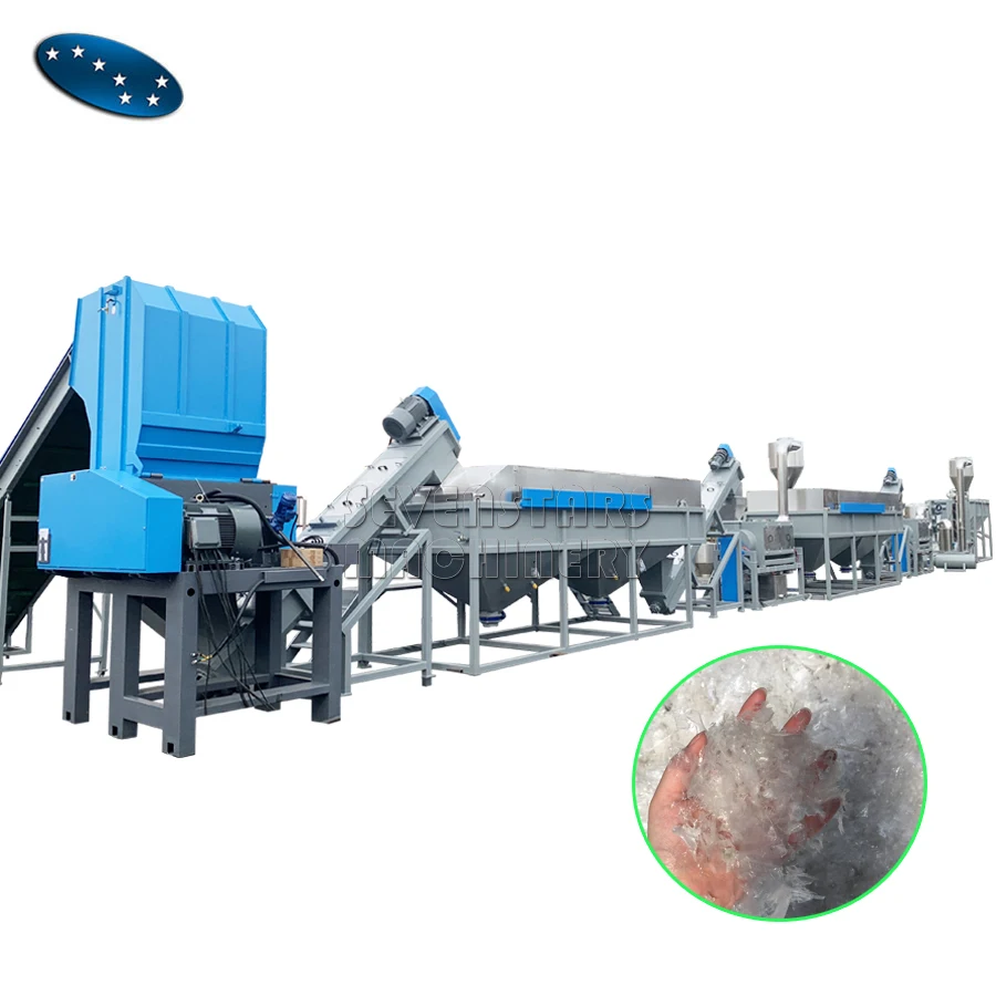 High Output Plastic Washing Line /waste plastic pe ldpe lldpe film washing recycling machine