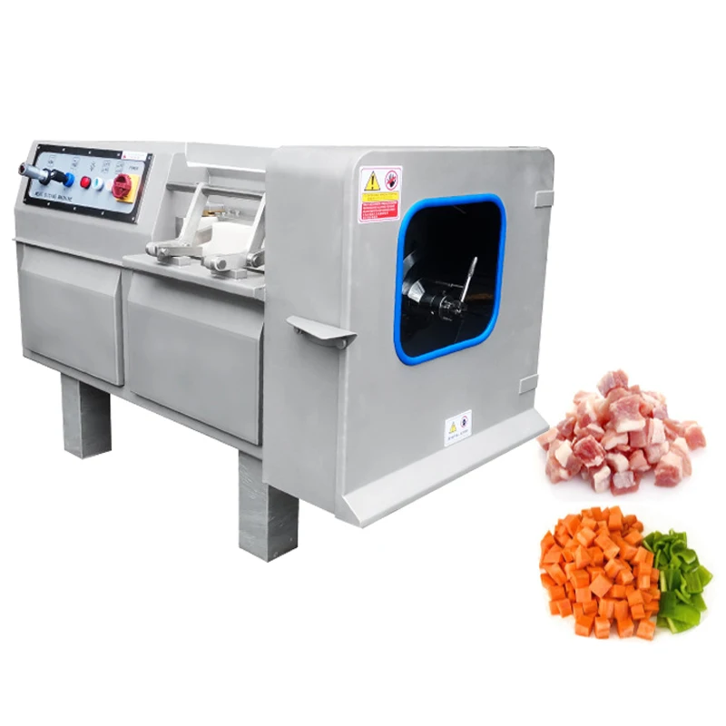 Fully automatic Chicken Beef Pork Cube Cutter  Cutter Meat Dicer Machine