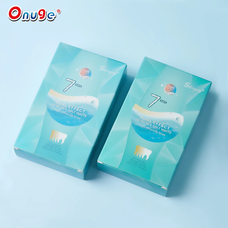 bright peroxide teeth whitening kit with tooth bleaching white strips with cheap price 28 pcs dead sea salt white teeth strips