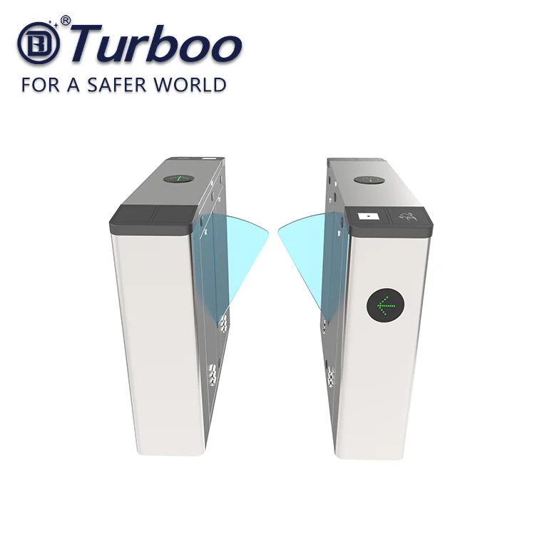 Automatic Flap Barrier NFC Access Control Turnstile Gate with High Speed Passage