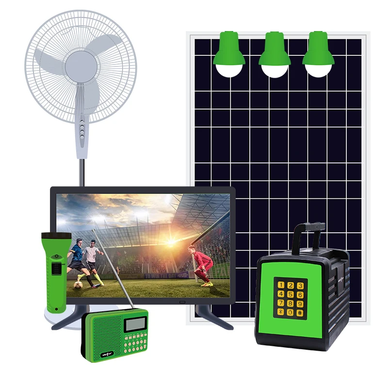 Hot New Product In Solar In Egypt With 30w Solar Panel Can Run Dc Fan Use As Phone Charger Small Solar System For Home