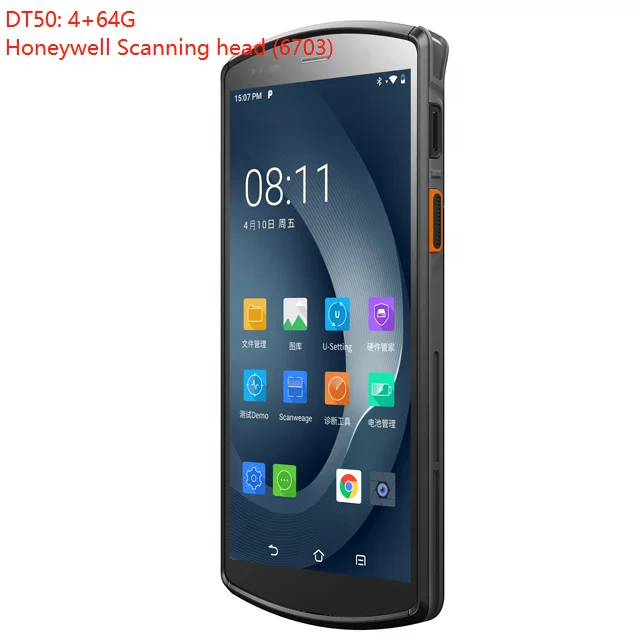 DT50 Enterprise mobile computer PDA handheld rfid reader manufacturer Portable Rugged data collector terminal