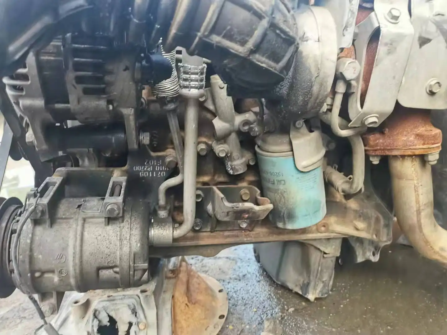 Good Condition small diesel Used Niss an TD27 Diesel Engine For Nis san