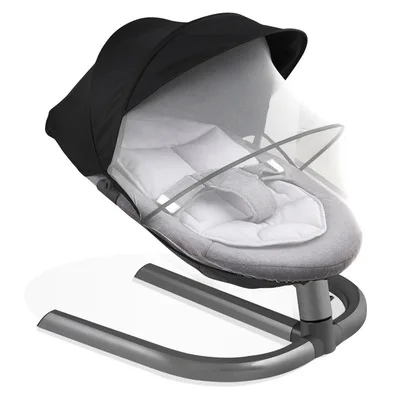  2 in 1 baby cribs cradle automatic swing bed bouncer sleeping chair for