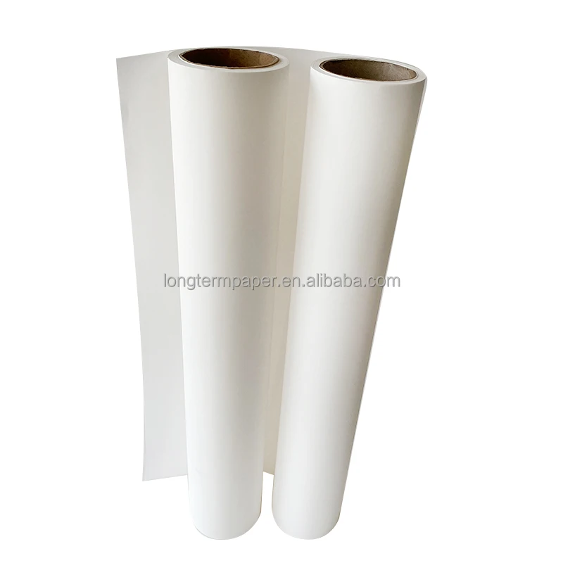Suzhou Factory White Dye Sublimation Transfer Paper Roll 50g 70g 90g 100g for Textiles Printed in China