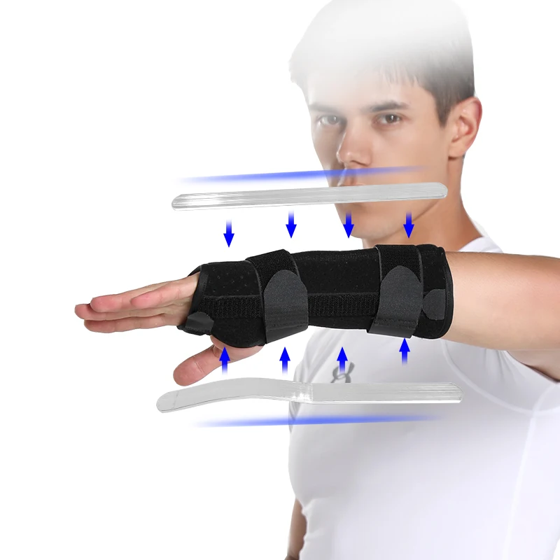 KS-6041# Adjustable Wrist Hand Wrist Support Wrist brace  protectors with Steel Plate for carpal tunnel