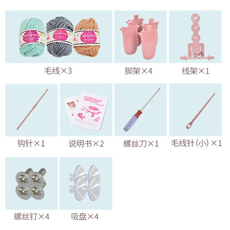 40 Needles Knitting Machine Smart Knitting Machine Kit DIY Knitting Board Rotating Machines for Adults and Kids Christmas Gifts