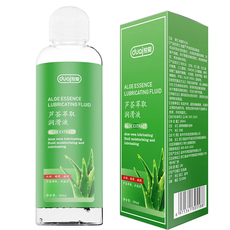 OEM Factory Private Label Organic Aloe Vera Lube Natural Ingredients Wholesale Sex Lube Personal Lubricant Sex Gel for Couples