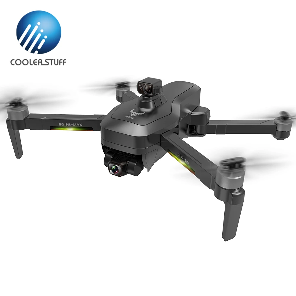 Coolerstuff SG906 MAX 4K HD Camera Drone Long Distance UAV Drone Anti-shake 3 Axis Gimbel 5G WIFI GPS 4k long distance aircraft