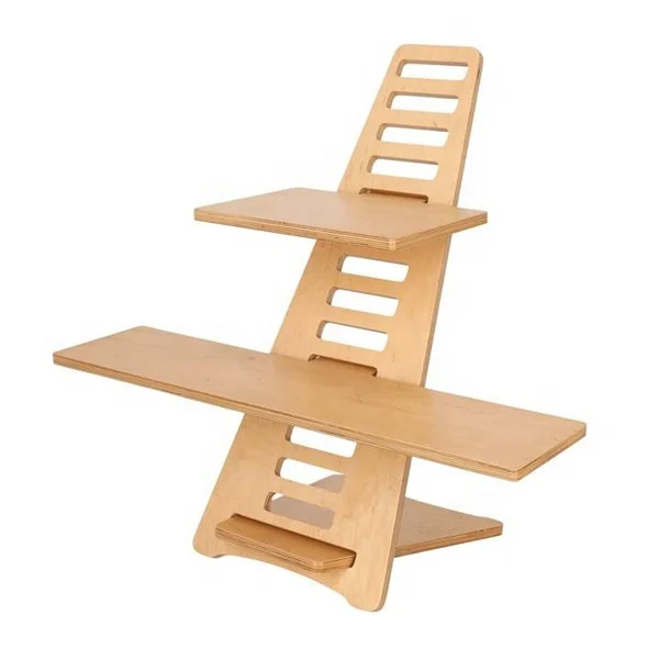  Professional Supplier Height Adjustable Durable Wood Standing Desk Converter Laptops
