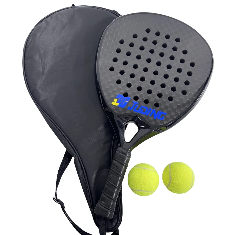 Custom Made Paddle Rackets Professional Design High Quality Carbon Frame Nylon Fiber Net for Tennis OEM Services Available
