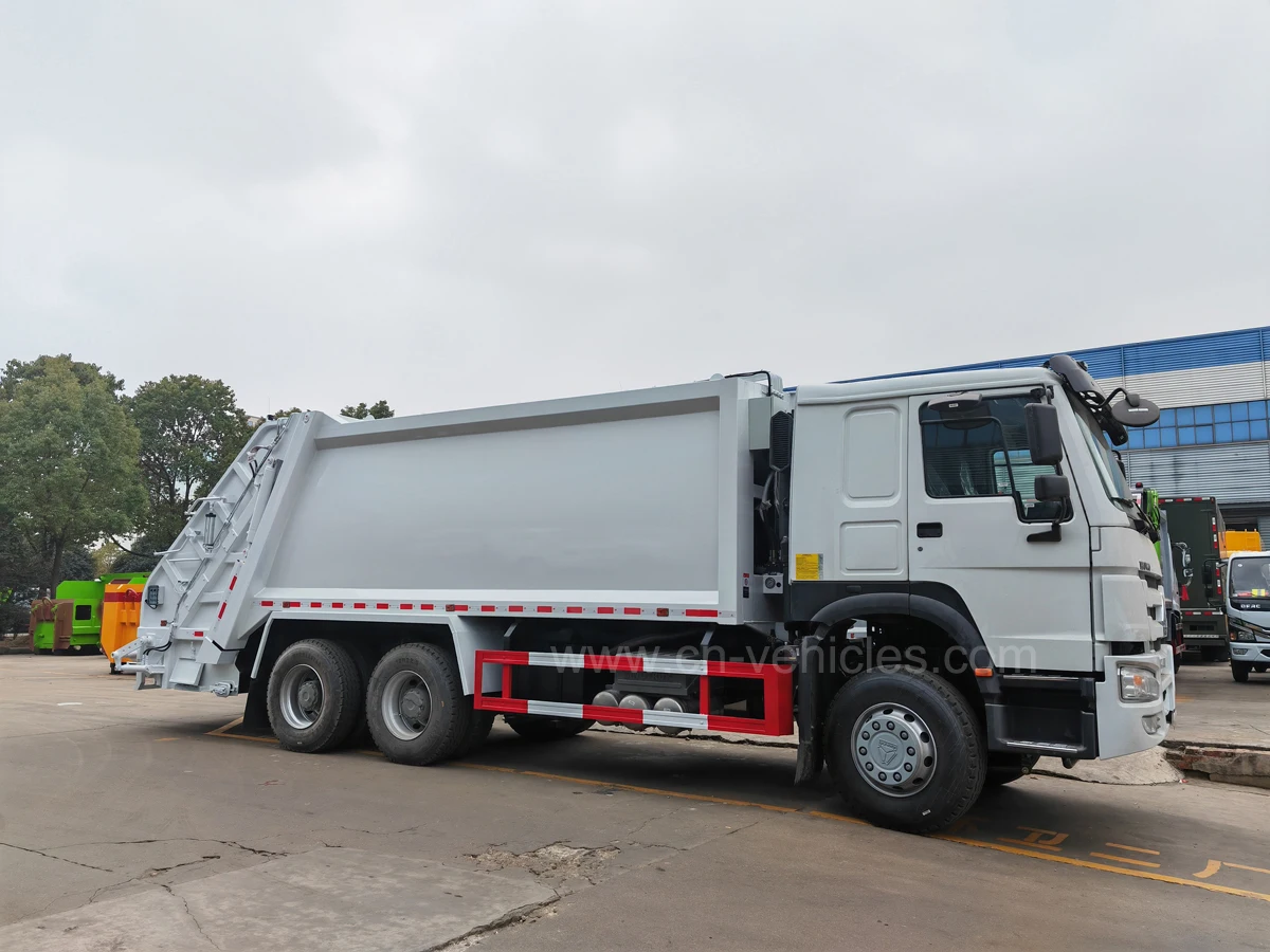 Sinotruk HOWO 6x4 20 куб. М 18 м3 25 тонны уплотнитель для мусоровозов с задней загрузкой