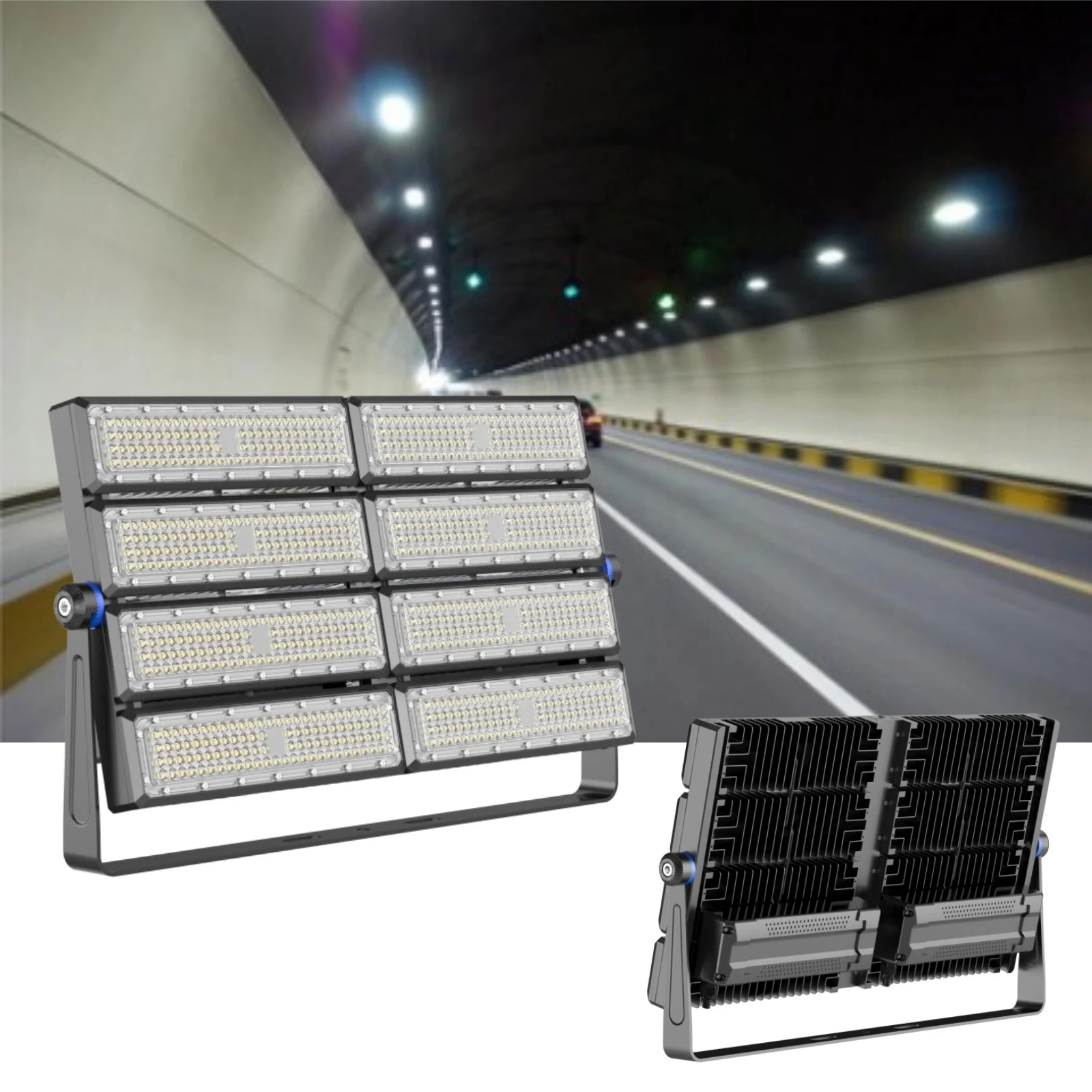 Outdoor IP66 LED Tunnel Lighting 50w 100w 150w 200w 250w 400w 500w Road Tunnel Aluminum Module LED Tunnel Light