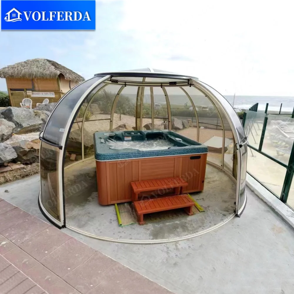 Modular Transparent PC Luxury Dome House Tent for Dinning House/Cafe/ Resorts/ Vilas/ Camping