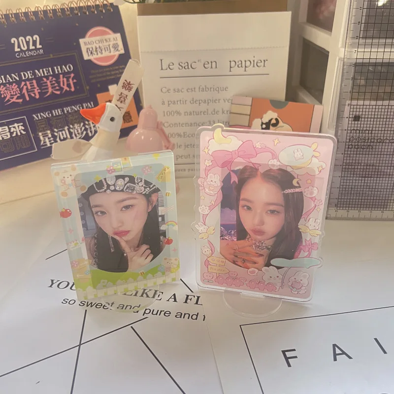 Акриловая рамка standee оригинальная Polaroid Пикник медведь фоторамка акриловая стеллаж 3-дюймовая вставка для карт