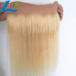 Newly launched High Quality Customized 613 blonde Silky Straight 13x4 lace frontal virgin Brazilian human hair lace frontals