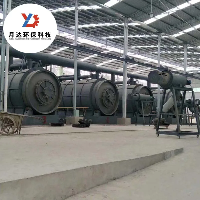 Full Automatic waste tyres pyrolysis plant with quick cooling system