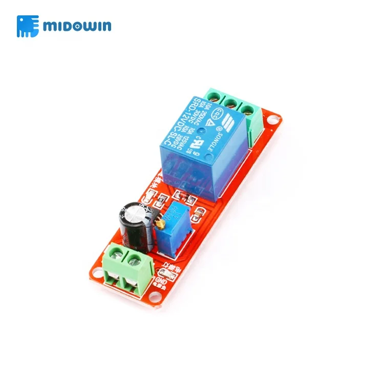 
New & Original DC 12V Delay Relay Shield 0~10S Timer Switch Adjustable Module Time Delay Relay Module NE555 