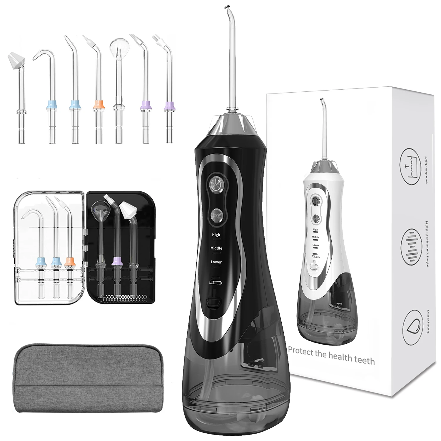 Электрический беспроводной настроить портативный Стоматологическая ультразвуковая зубная щетка зубной вещь, которую воды ирригатора ирригатор для полости рта воды Ирригатор