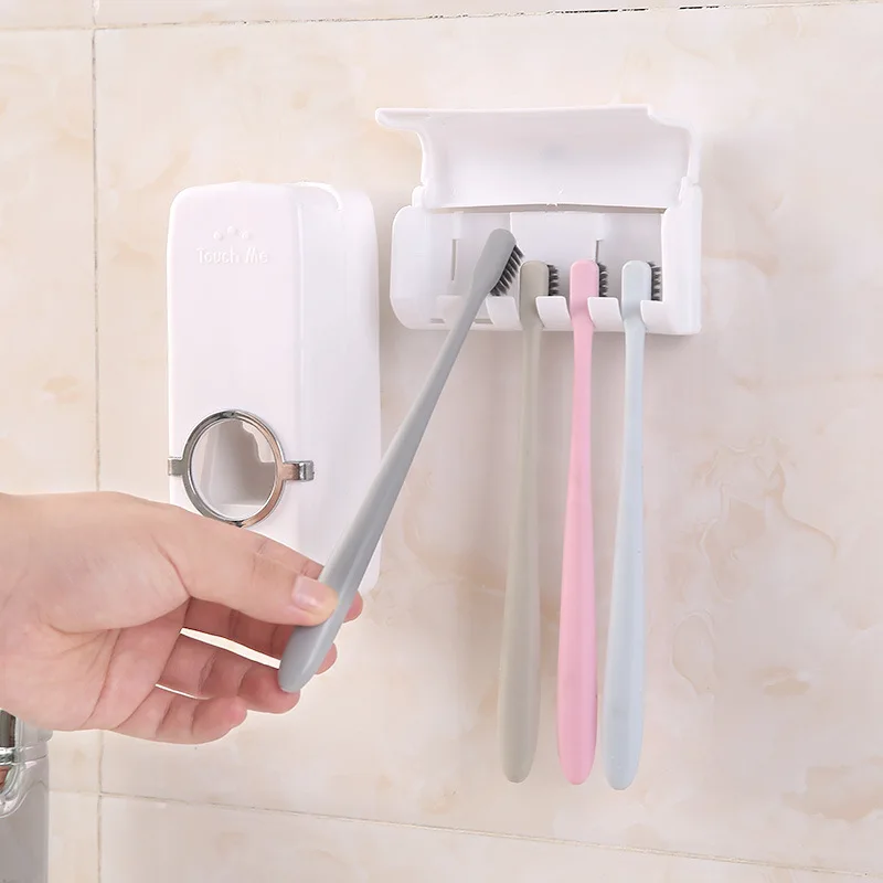 
Eco-Friendly Hotel Home Bathroom Tooth Paste Dispenser Automatic Toothpaste 