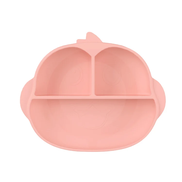 Monkey Silicone Baby Feeding Set Kids Plate Baby Eating Supplies Children Plates Silicon Toddler Plates Baby Dinner Set