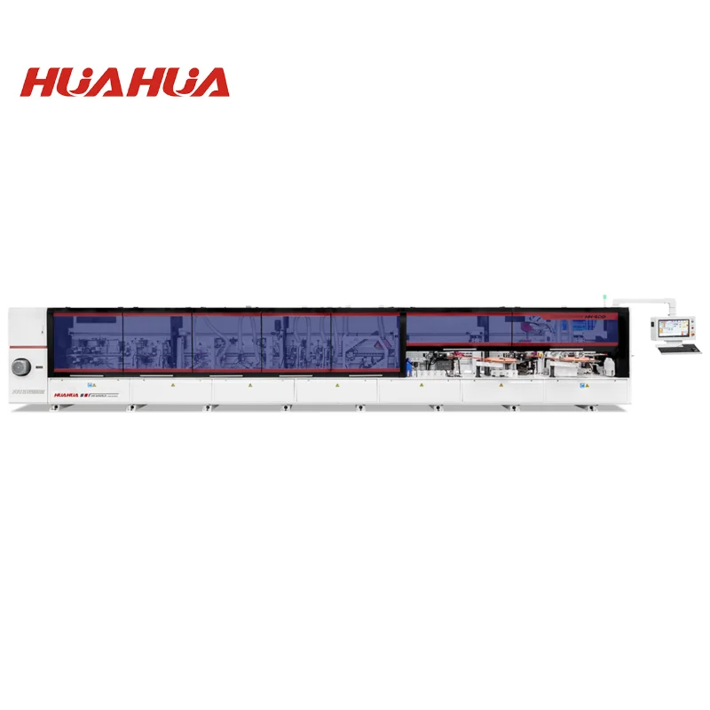 HUAHUA HH-608RLK-Laser150 High Speed Laser Edge Banding Machine With Laser Transmitter