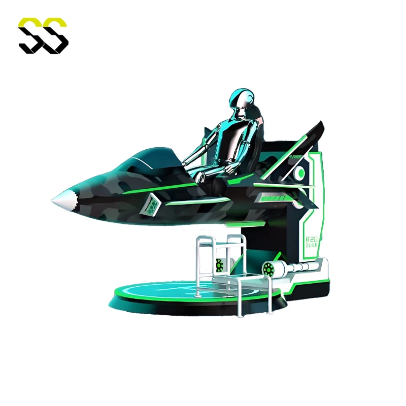 9D VR Aircraft Simulator Aerial Shooting Vr Flying Game Machine for Educational Use in Theme Parks Shopping Malls