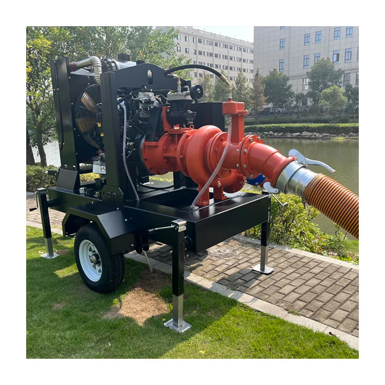GXD Series Water Pump Head Diesel Engine High Flow Agricultural Irrigation Pumps Diesel Engine Vacuum-Assisted Priming Pump