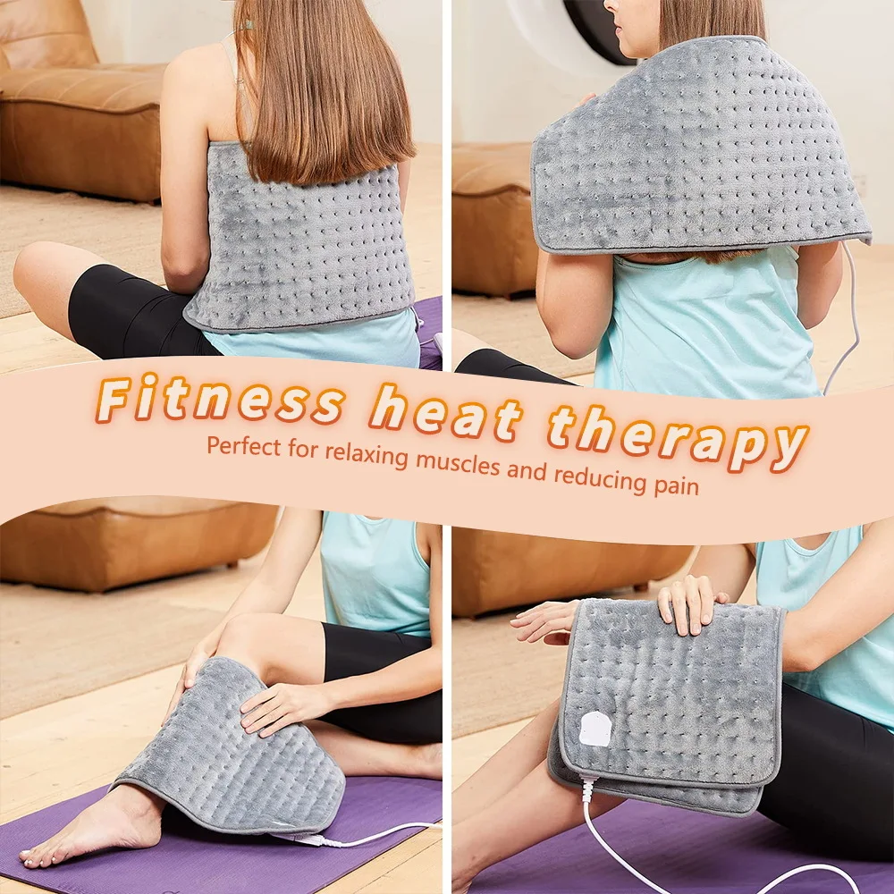 Electric Heating Pad Blankets For Home Physiotherapy 10-Level Small Heated Pad (Custom Logo Packaging Accepted)