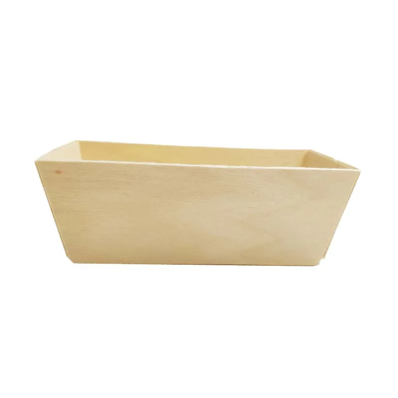 2021 дешевые оптовые биоразлагаемые лотки для завтрака с сыром и тортом, деревянные лотки для еды