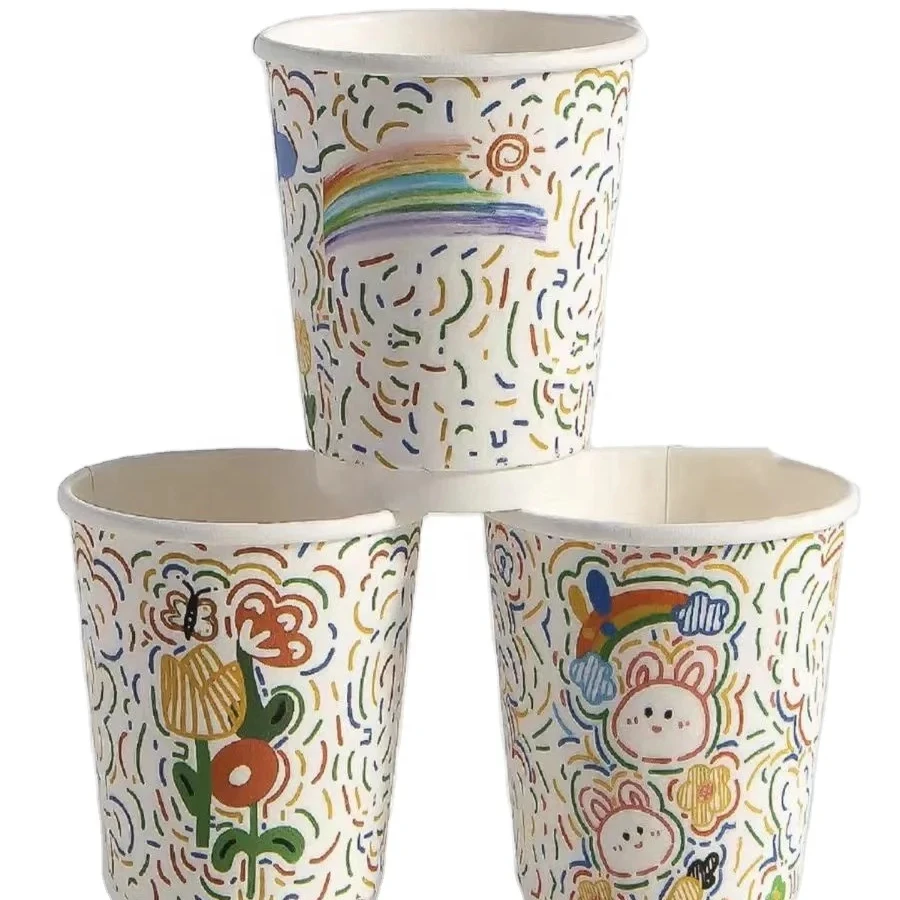 PTPACK Wholesale Logo  factory price disposable Foam Cup coffee Cups foam paper cup