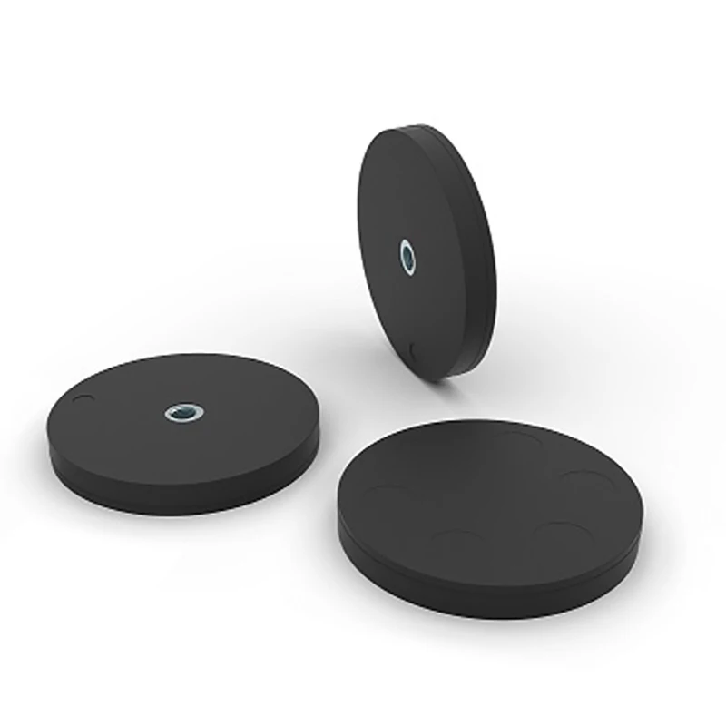 Rubber coated neodymium magnet magnetic material Strong permanent magnet pot magnet with threaded holes