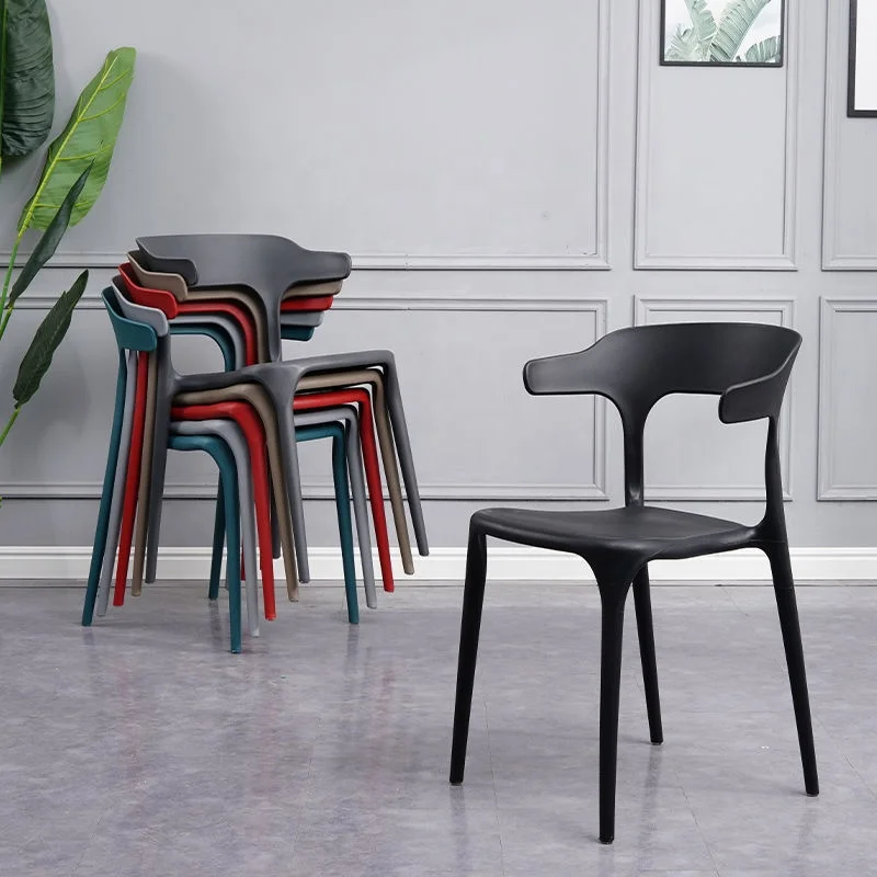Restaurant Furniture Chairs Good Price Dining Room Full Plastic Italian Design Wholesale Home Indoor Outdoor Modern KD04