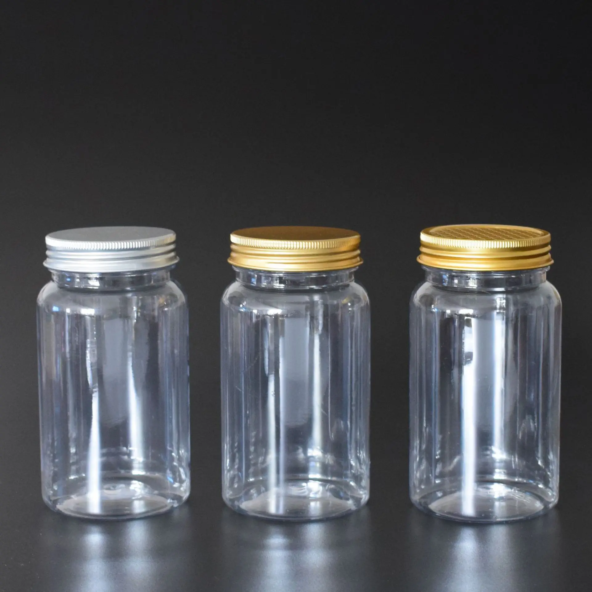 Wholesale 450ml Glass Sealed Caviar Bottles Plastic Lid Company Manufactured Honey Hot Sauce Direct Drinking Home Back School