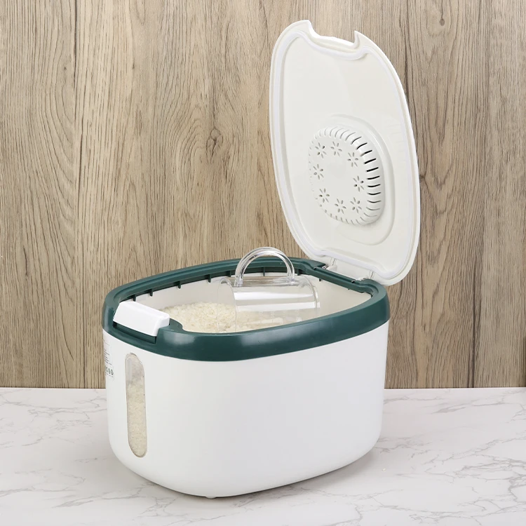 Best Price Rice Dispenser Moisture-Proof Cereals And Grain Dry Food Container Storage For Home Kitchen