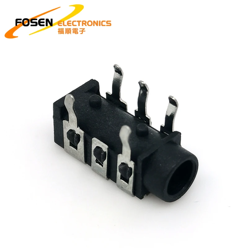 FOSEN Adapter 5 Pole 3.5mm 5 pin Audio Jack Female Stereo Headphone Jack Connector PJ-30130